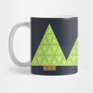 Fractal Trees quilt Mug